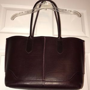 Frye leather tote.